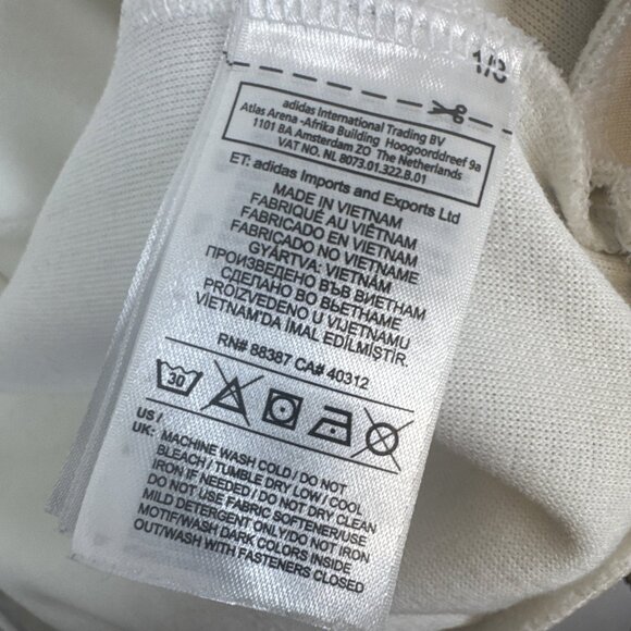 Adidas Originals White Track Jacket Trefoil XL 3-Stripes Retro 2016 CD7762 - Picture 9 of 11